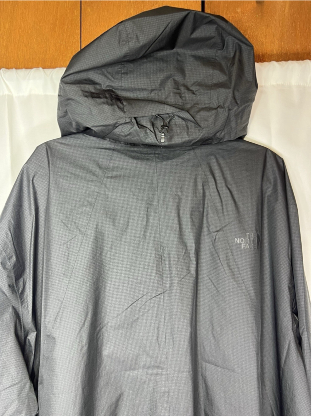 The North Face Men’s XXL Packable LT Rain Parka Jacket Black Hiking Travel - Picture 7 of 13